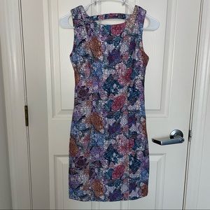 multicolor floral dress